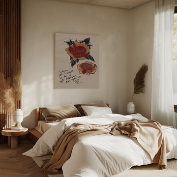 Sweet Peony Art | Canvas - Room Interior 2