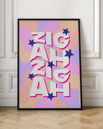 Colorful Zig A Zig Ah | Poster - Room Interior 1