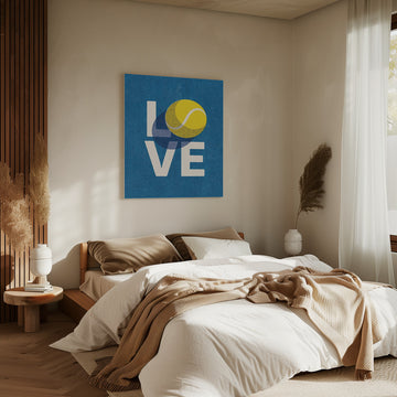 Tennis Love Game | Canvas - Room Interior 2