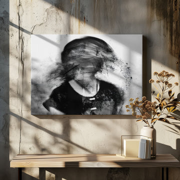 Abstract Fragmented Portrait | Canvas - Room Interior 2
