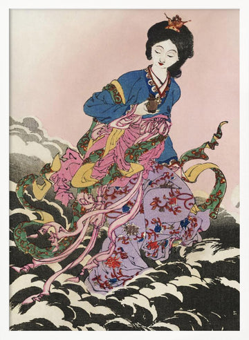 Japanese Woman (1839 1892) | Poster - White Frame Interior