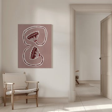 Delicate Bloom 16 | Canvas - Room Interior 1