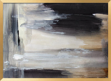 Abstract Earth Tones | Poster - Gold Frame Interior