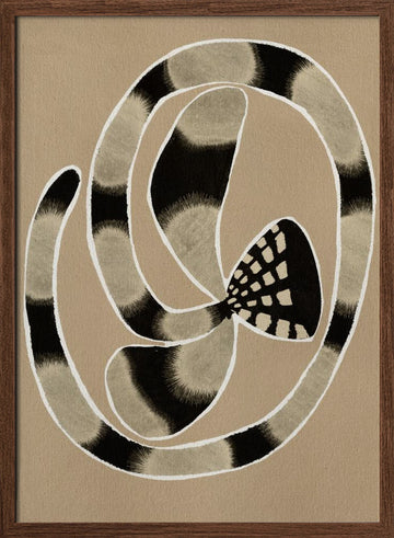 Delicate Bloom 5 | Poster - Walnut Frame Interior