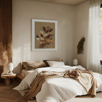Sumac and Milkweed By Ellen Thayer Fisher | Canvas - Room Interior 2