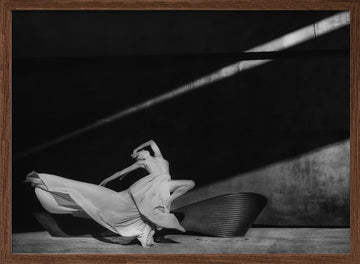 Graceful Shadow Dance | Poster - Walnut Frame Interior