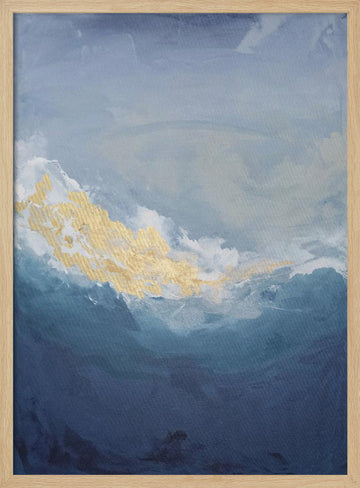 Natural Beauty of Ocean | Poster - Wood Frame Interior