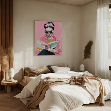 Fashionable Book Lover | Canvas - Room Interior 2
