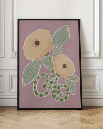 Delicate Bloom 14 | Poster - Room Interior 1