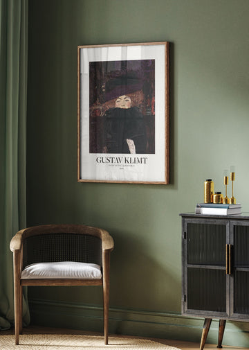 Dame Mit Hut Und Federboa (1909)  Poster | Poster - Room Interior 2