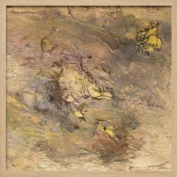 Golden Rider Relief | Poster - Wood Frame Interior