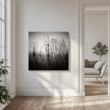 Misty Field Stems | Canvas - Room Interior 1