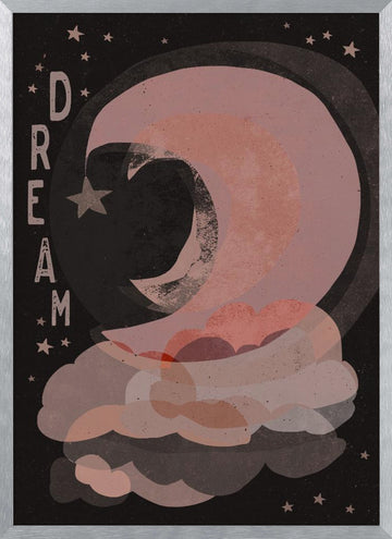 Celestial Slumber | Poster - Silver Frame Interior