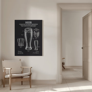 Historic Beer Patent | Canvas - Room Interior 1