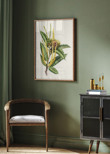 Sweet Chestnut Study | Poster - Room Interior 2