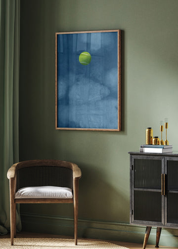 Floating Tennis Ball | Poster - Room Interior 2
