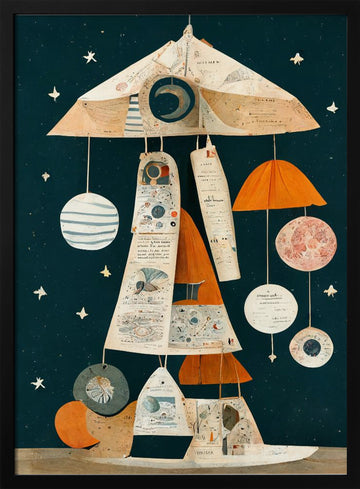 Cosmic Jamboree | Poster - Black Metal Frame Interior
