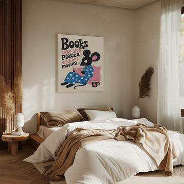 Books Take You Places | Canvas - Room Interior 2