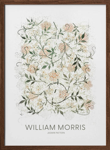 Jasmine | Poster - Walnut Frame Interior