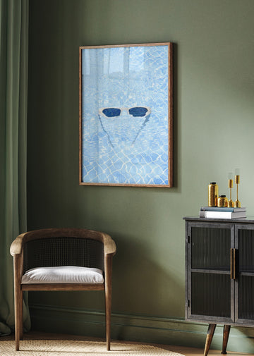 Floating Summer Sunglasses | Poster - Room Interior 2