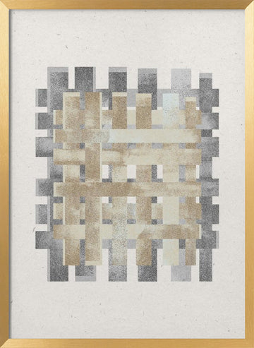 Woven Essence | Poster - Gold Frame Interior
