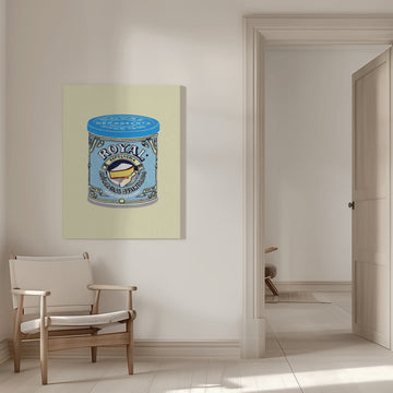 Retro Powdered Sugar | Canvas - Room Interior 1