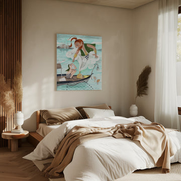 The Fisherman and the Jinni | Canvas - Room Interior 2