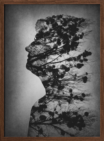 Mind of Nature | Poster - Walnut Frame Interior
