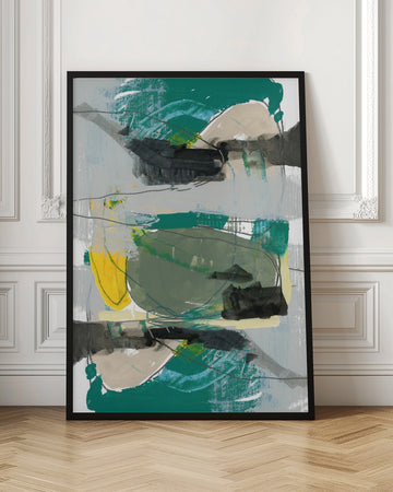 Vibrant Abstract Strokes | Poster - Room Interior 1