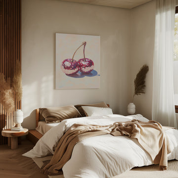 Disco Cherries | Canvas - Room Interior 2