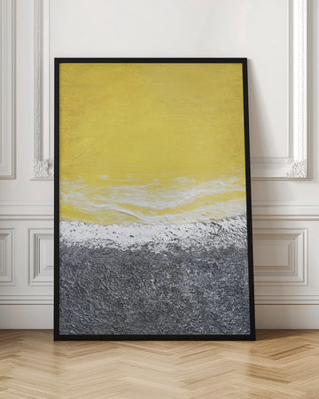 Textured Beach Abstract | Poster - Room Interior 1
