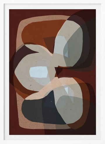 Layers of Earth | Poster - White Frame Interior