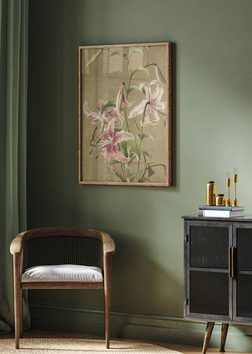 Japan Lily By Ellen Thayer Fisher | Poster - Room Interior 2