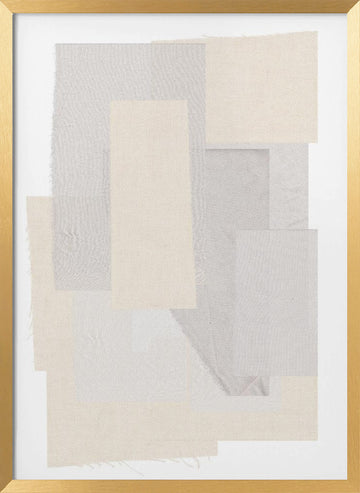 Textured Layers | Poster - Gold Frame Interior