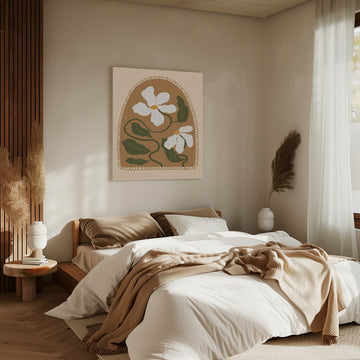 Boho Floral Arch | Canvas - Room Interior 2