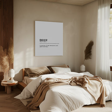 Funny Beer Definition | Canvas - Room Interior 2
