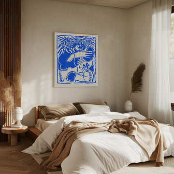 Protection (blue) | Canvas - Room Interior 2