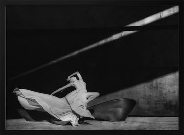 Graceful Shadow Dance | Poster - Black Metal Frame Interior