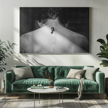 Lizard On Bare Skin | Poster - Room Interior 1