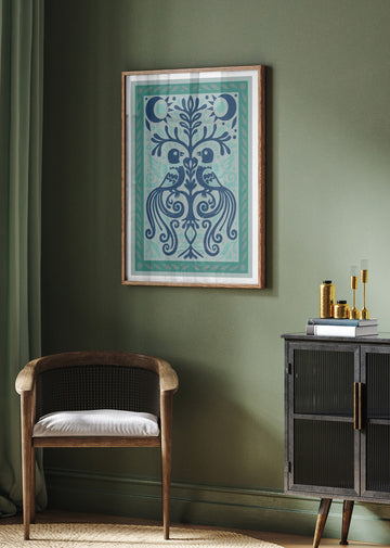Two Birds Tree of Life | Poster - Room Interior 2