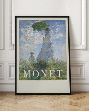 Woman With Parasol | Poster - Room Interior 1