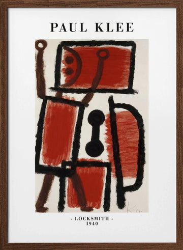 Locksmith 1940 | Poster - Walnut Frame Interior