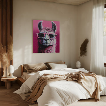 Pink Llama Shades | Canvas - Room Interior 2