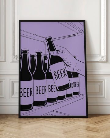 Grabbing Cold Beer | Poster - Room Interior 1