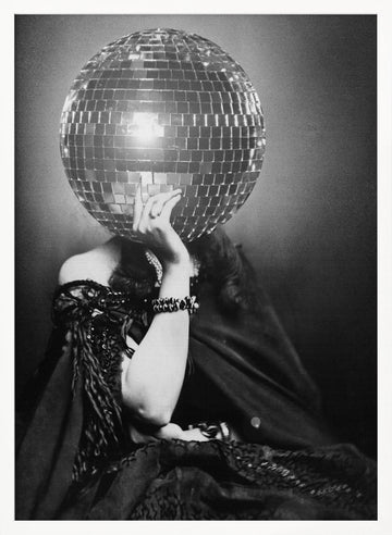 Glamorous Disco Mystery | Poster - White Frame Interior