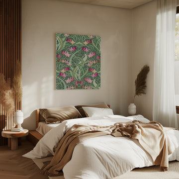 Art Nouveau Floral Pattern | Canvas - Room Interior 2