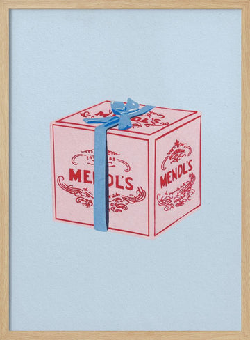 Pink Bakery Gift | Poster - Wood Frame Interior