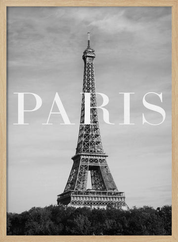 Eiffel Tower Paris | Poster - Wood Frame Interior