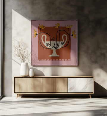 Out of Vase Blooms 12 | Canvas - Room Interior 2