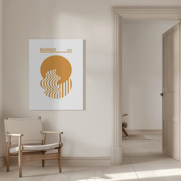 Bauhaus Geometric Abstraction | Canvas - Room Interior 1